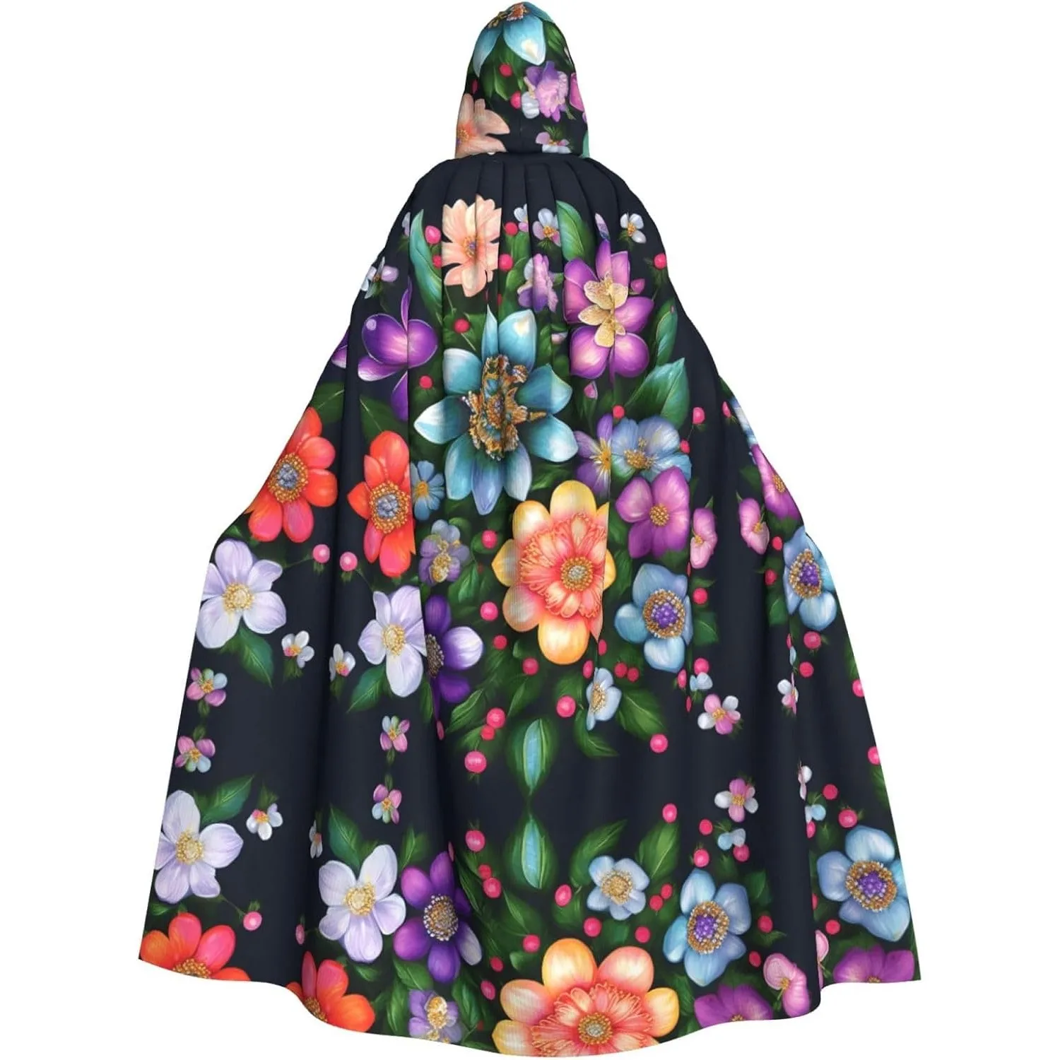 Цветочная накидка с бриллиантами и принтом для взрослых, накидка с капюшоном, карнавальная праздничная накидка, халат для косплея, костюм для вечеринки, готический карнавал
Цветочная накидка с бриллиантами и принтом для взрослых, накидка с капюшоном, карнавальная праздничная накидка, халат для косплея, костюм для вечеринки, готический карнавал