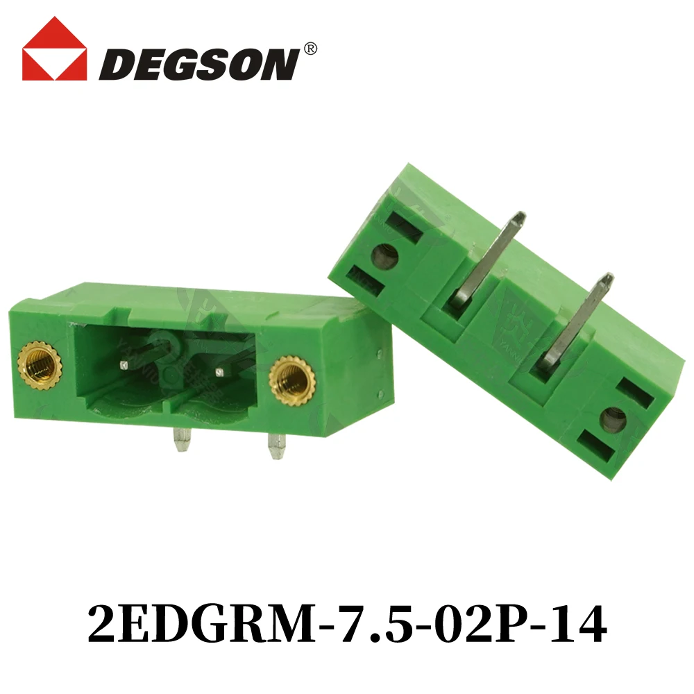 DEGSON 2EDGRM-7.5-04P-14-00ZH 2EDGRM-7.62 Съемные клеммные колодки для печатных плат Зеленый KF2EDGRM 2P-12P GMSTB2.5-GF Контакт Phoenix
DEGSON 2EDGRM-7.5-04P-14-00ZH 2EDGRM-7.62 Съемные клеммные колодки для печатных плат Зеленый KF2EDGRM 2P-12P GMSTB2.5-GF Контакт Phoenix