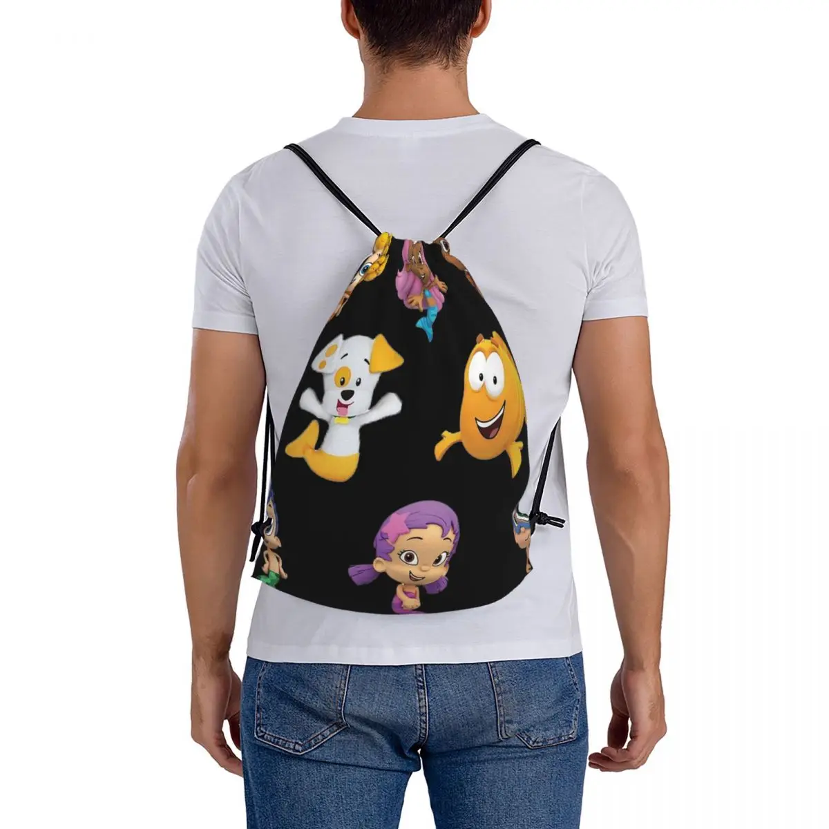 All Bubble Guppies Together Cartoon Mermaids Kids Backpacks Multi-function Drawstring Bags Sports Bag BookBags for Travel School
All Bubble Guppies Together Cartoon Mermaids Kids Backpacks Multi-function Drawstring Bags Sports Bag BookBags for Travel School