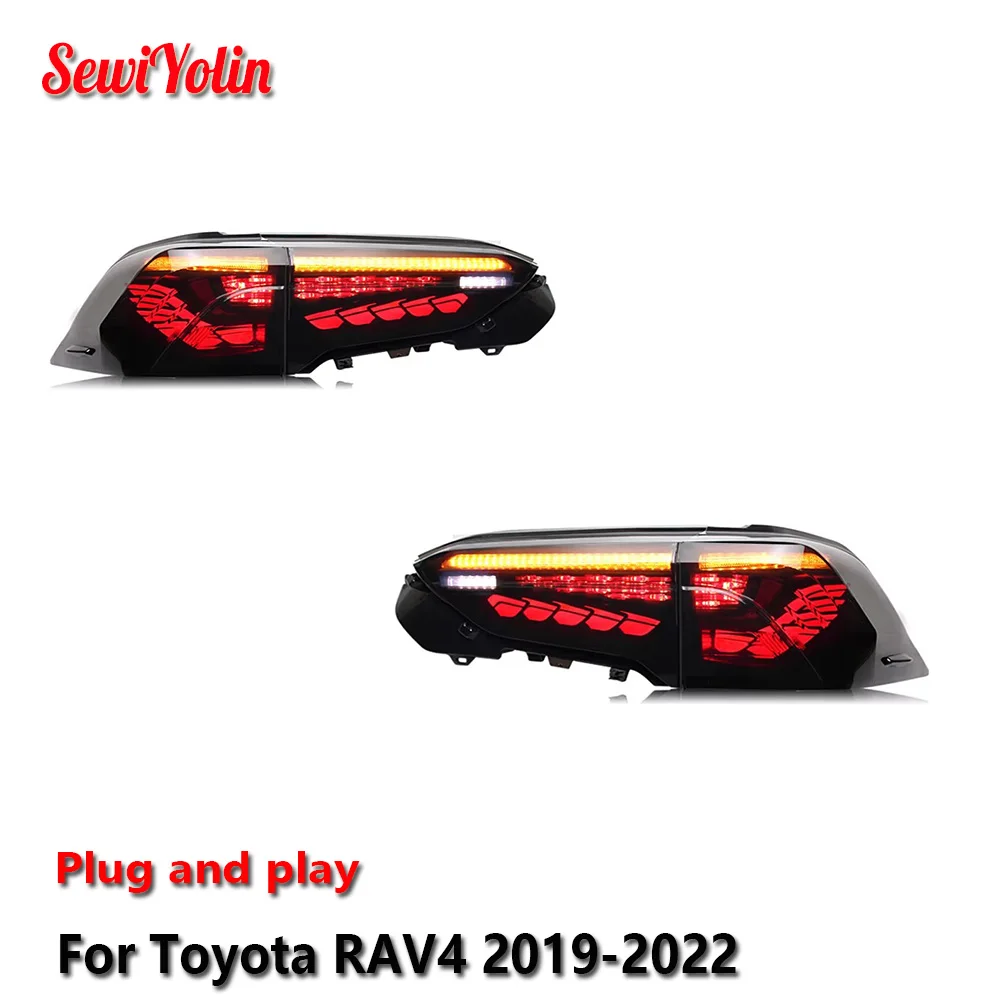 Автомобильные светодиодные задние фонари, аксессуары для Toyota RAV4 2019-2022, автоматические задние противотуманные фары DRL, стоп-сигнал поворота Plug and Play
Автомобильные светодиодные задние фонари, аксессуары для Toyota RAV4 2019-2022, автоматические задние противотуманные фары DRL, стоп-сигнал поворота Plug and Play