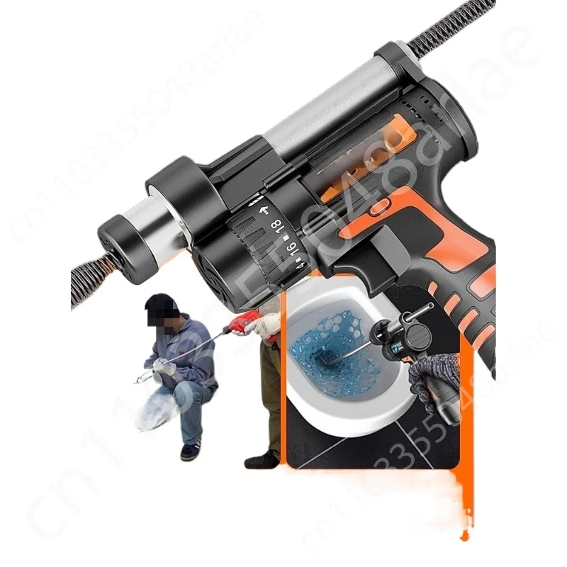 Sewer dredger Automatic electric non-artifact floor drain toilet Kitchen toilet pipe special plugging tool
Sewer dredger Automatic electric non-artifact floor drain toilet Kitchen toilet pipe special plugging tool