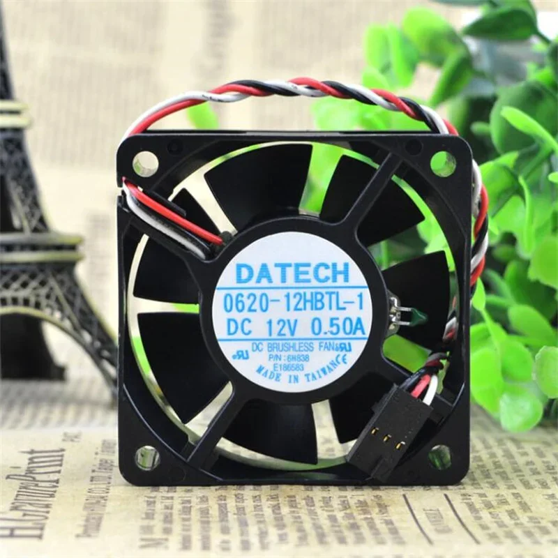 Wholesale: datech 0620-12HBTL-1 12v 0.50a 6cm 6020 three-wire temperature control server fan CPU fan
Wholesale: datech 0620-12HBTL-1 12v 0.50a 6cm 6020 three-wire temperature control server fan CPU fan