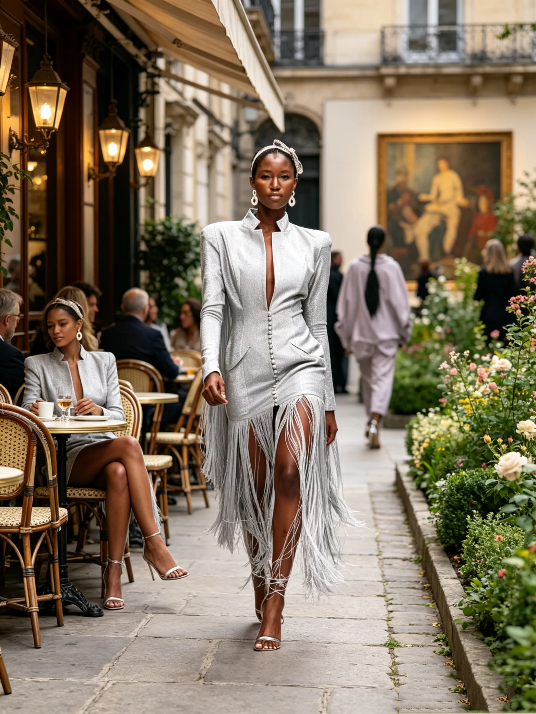 Tassel Long Women Suit 1 Pcs Blazer Prom Dress Cotton Silver Grey Formal Office Lady Jacket Customized Wedding Coat
Tassel Long Women Suit 1 Pcs Blazer Prom Dress Cotton Silver Grey Formal Office Lady Jacket Customized Wedding Coat