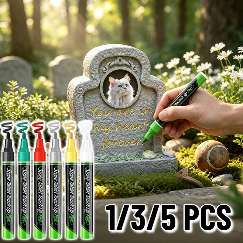 Waterproof Permanent Paint Marker Pen for Gravestone Lettering Stone Tablet Touch Up Pet Memorial Headstone Marker
Waterproof Permanent Paint Marker Pen for Gravestone Lettering Stone Tablet Touch Up Pet Memorial Headstone Marker