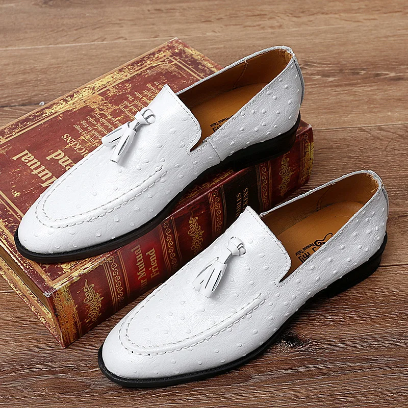 Genuine Leather Men Casual Luxury Brand Mens Tassel Loafers Moccasins Breathable Slip on Italian Driving Shoes Chaussure Homme
Genuine Leather Men Casual Luxury Brand Mens Tassel Loafers Moccasins Breathable Slip on Italian Driving Shoes Chaussure Homme