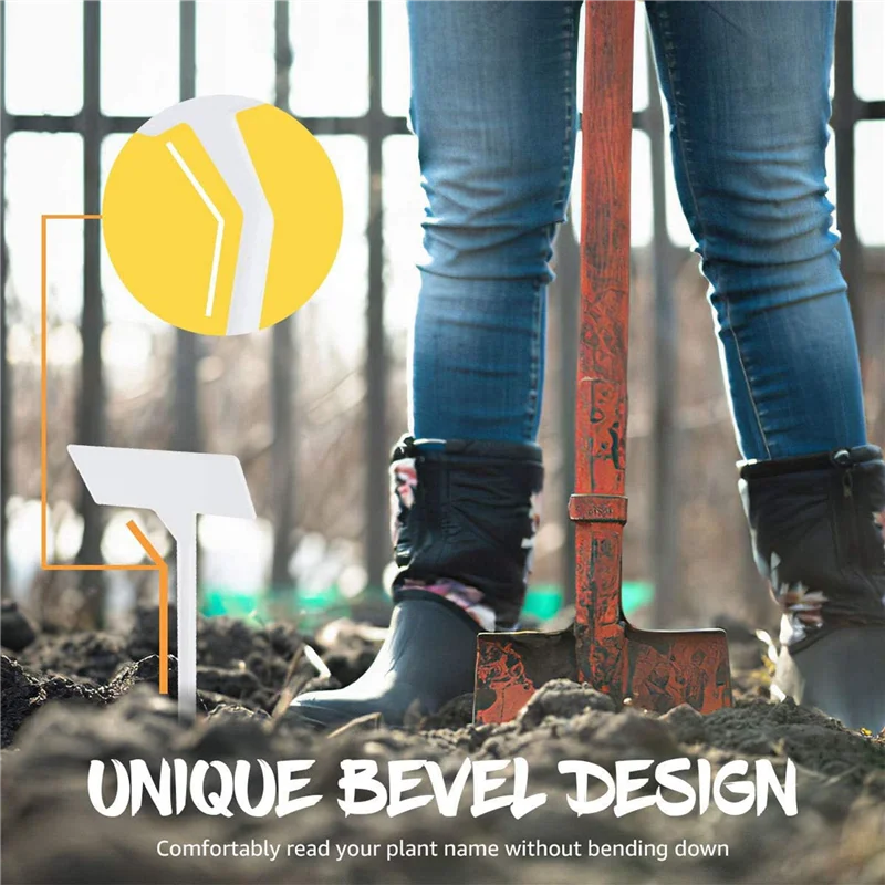 ABFS 120Pcs Outdoor Plant Label,Waterproof Plastic Plant T-Type Tags, Durable Nursery Garden Markers,Perfect For Herbs 
ABFS 120Pcs Outdoor Plant Label,Waterproof Plastic Plant T-Type Tags, Durable Nursery Garden Markers,Perfect For Herbs