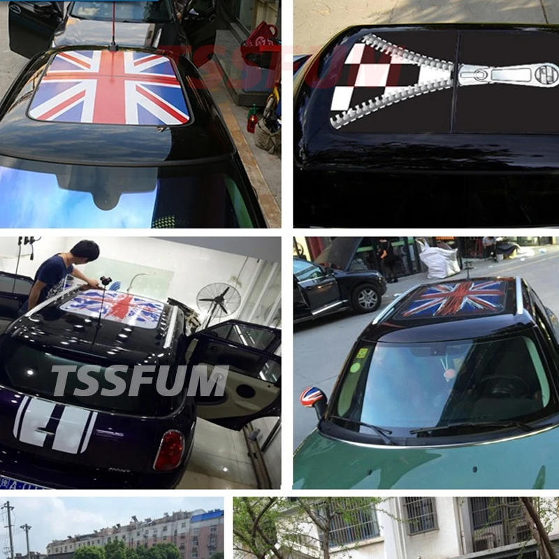 Пленка-наклейка на люк/панорамную крышу Union Jack для MINI Cooper S JCW F54 F55 F56 F60 R53 R55 R56, аксессуары
Пленка-наклейка на люк/панорамную крышу Union Jack для MINI Cooper S JCW F54 F55 F56 F60 R53 R55 R56, аксессуары