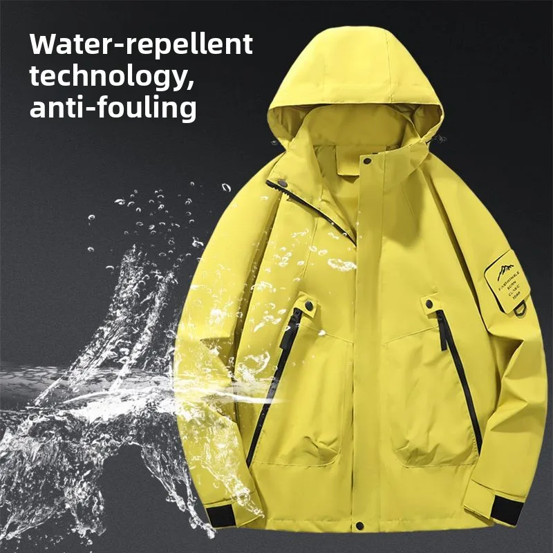 Outdoor Tee-Proof Fabric Jaet Couple Sle Color Large Size Climbing Coat High Quali Polyester Winter Jaet
Outdoor Tee-Proof Fabric Jaet Couple Sle Color Large Size Climbing Coat High Quali Polyester Winter Jaet