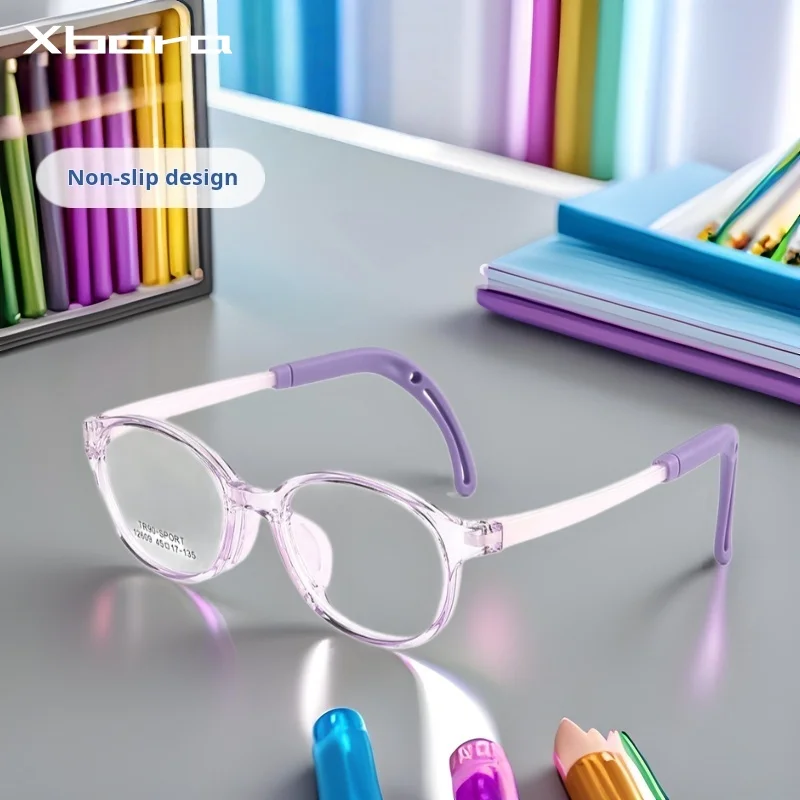 Xbora Ultralight Kids Optical Oval Lightweight Comfortable Frames Flexible Prescription Glasses for Boys and Girls 12609
Xbora Ultralight Kids Optical Oval Lightweight Comfortable Frames Flexible Prescription Glasses for Boys and Girls 12609