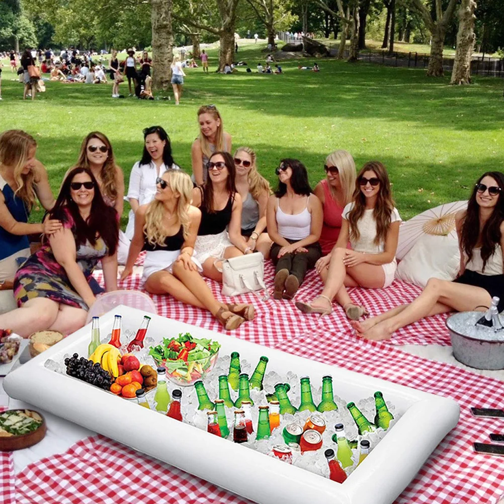 3Pcs Inflatable Ice Serving Bars Thickened PVC Floating Pool Cooler Large Floating Drink Tray for Summer Parties Picnics Bbq
3Pcs Inflatable Ice Serving Bars Thickened PVC Floating Pool Cooler Large Floating Drink Tray for Summer Parties Picnics Bbq