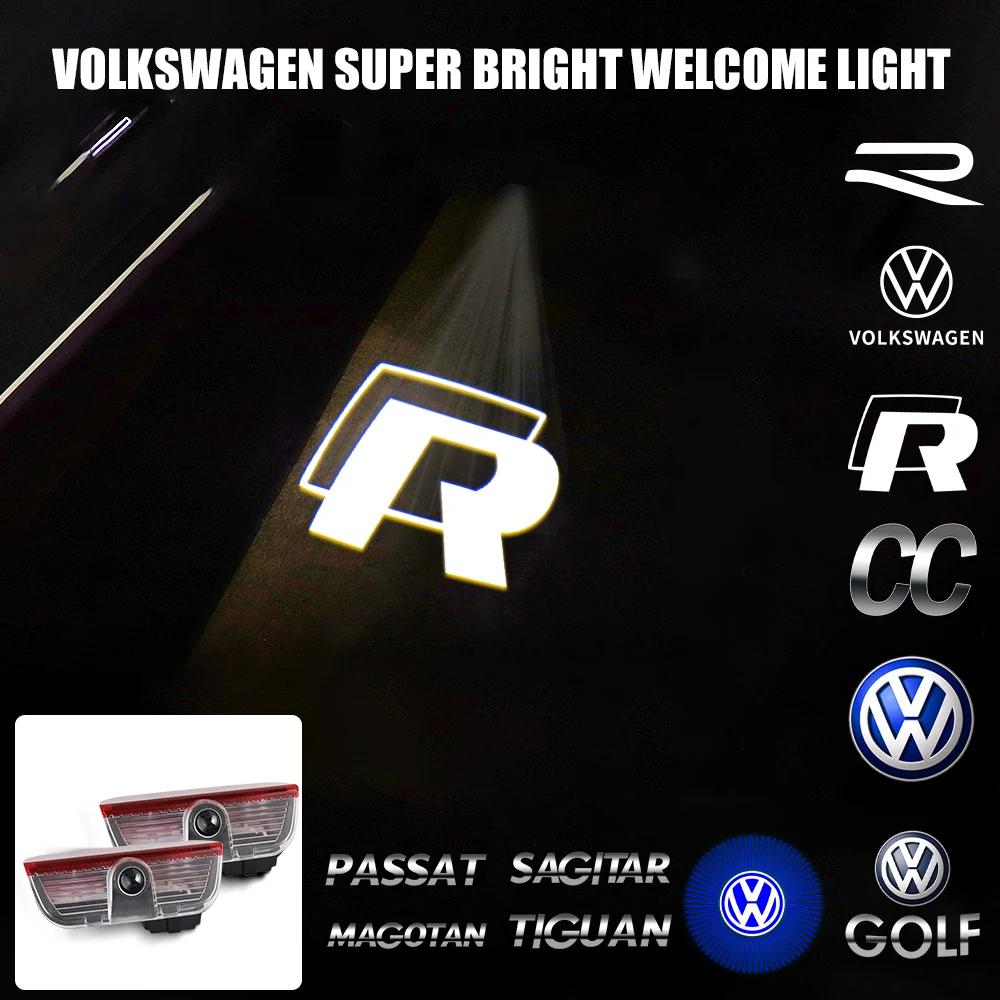 2PCS Car Door Welcome Lamp HD Laser Projector For Volkswagen VW GOLF SAGITAR PASSAT CC TIGUAN MAGOTAN Accessories
2PCS Car Door Welcome Lamp HD Laser Projector For Volkswagen VW GOLF SAGITAR PASSAT CC TIGUAN MAGOTAN Accessories