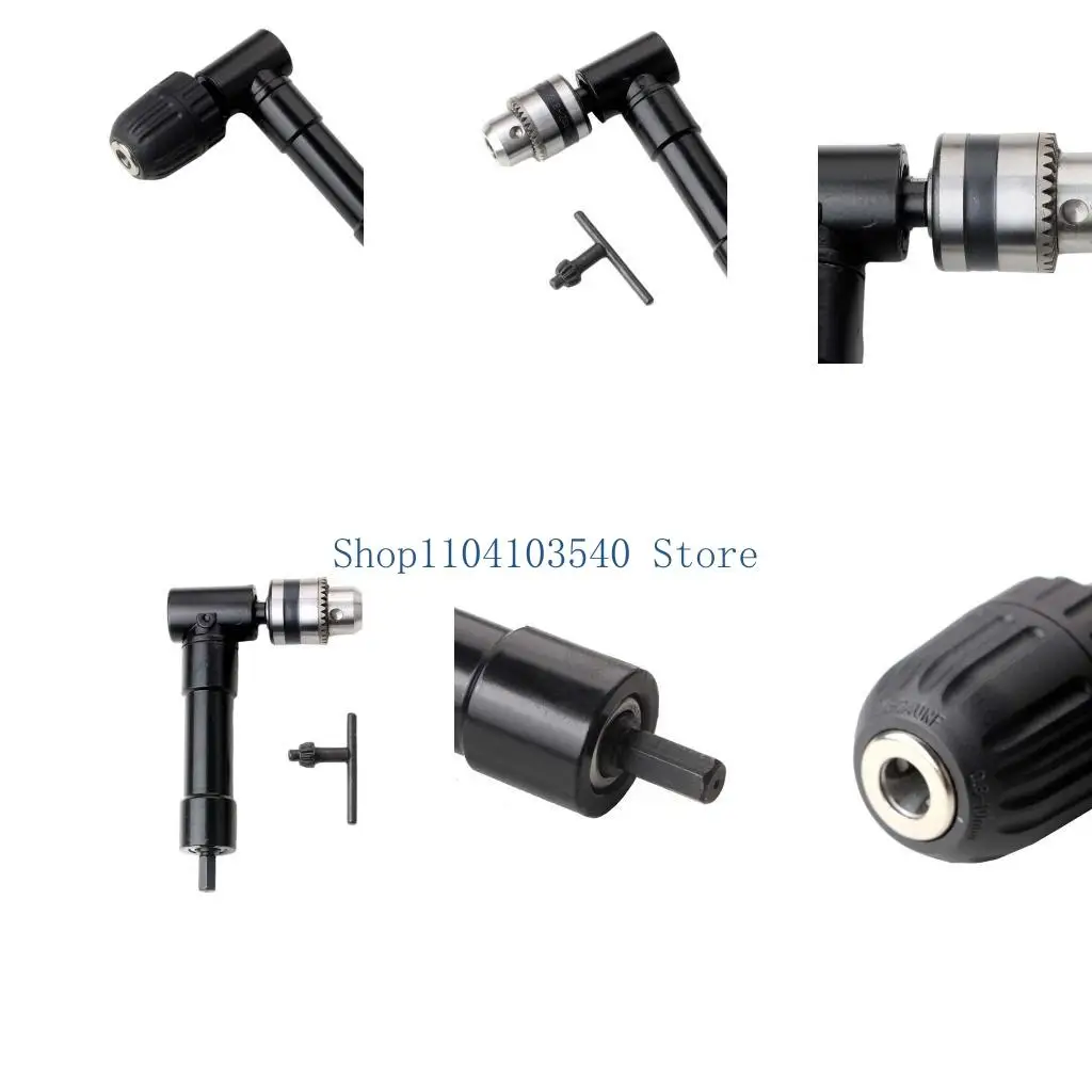 02DC Electric Drill Turning Right-angle 90 Degree Angler Adapter Bender Chuck
02DC Electric Drill Turning Right-angle 90 Degree Angler Adapter Bender Chuck