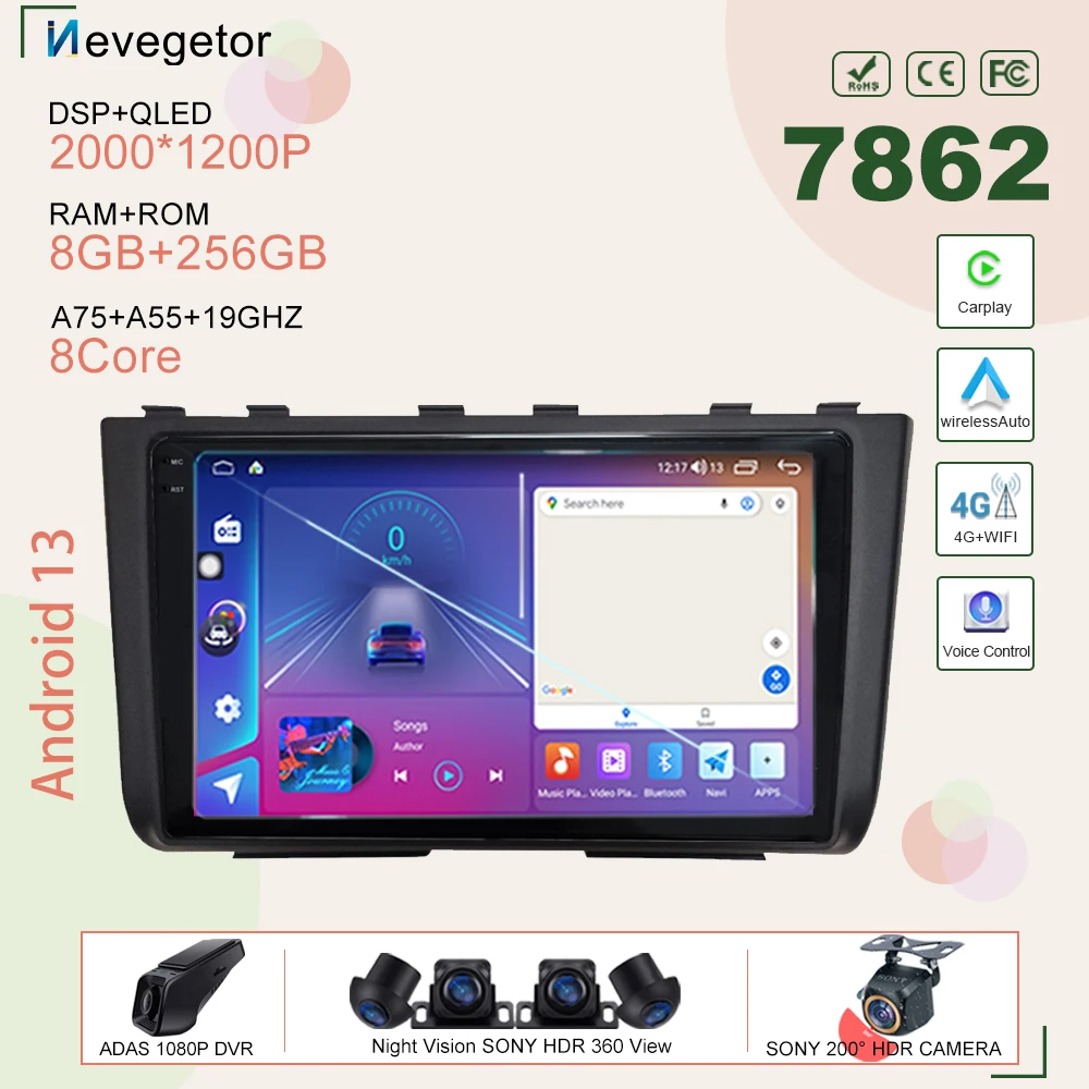Car Android 13 No 2din DVD For Hyundai Creta 2 IX25 2021 Auto Multimedia Player GPS Navigation High-performance CPU Screen 7862
Car Android 13 No 2din DVD For Hyundai Creta 2 IX25 2021 Auto Multimedia Player GPS Navigation High-performance CPU Screen 7862