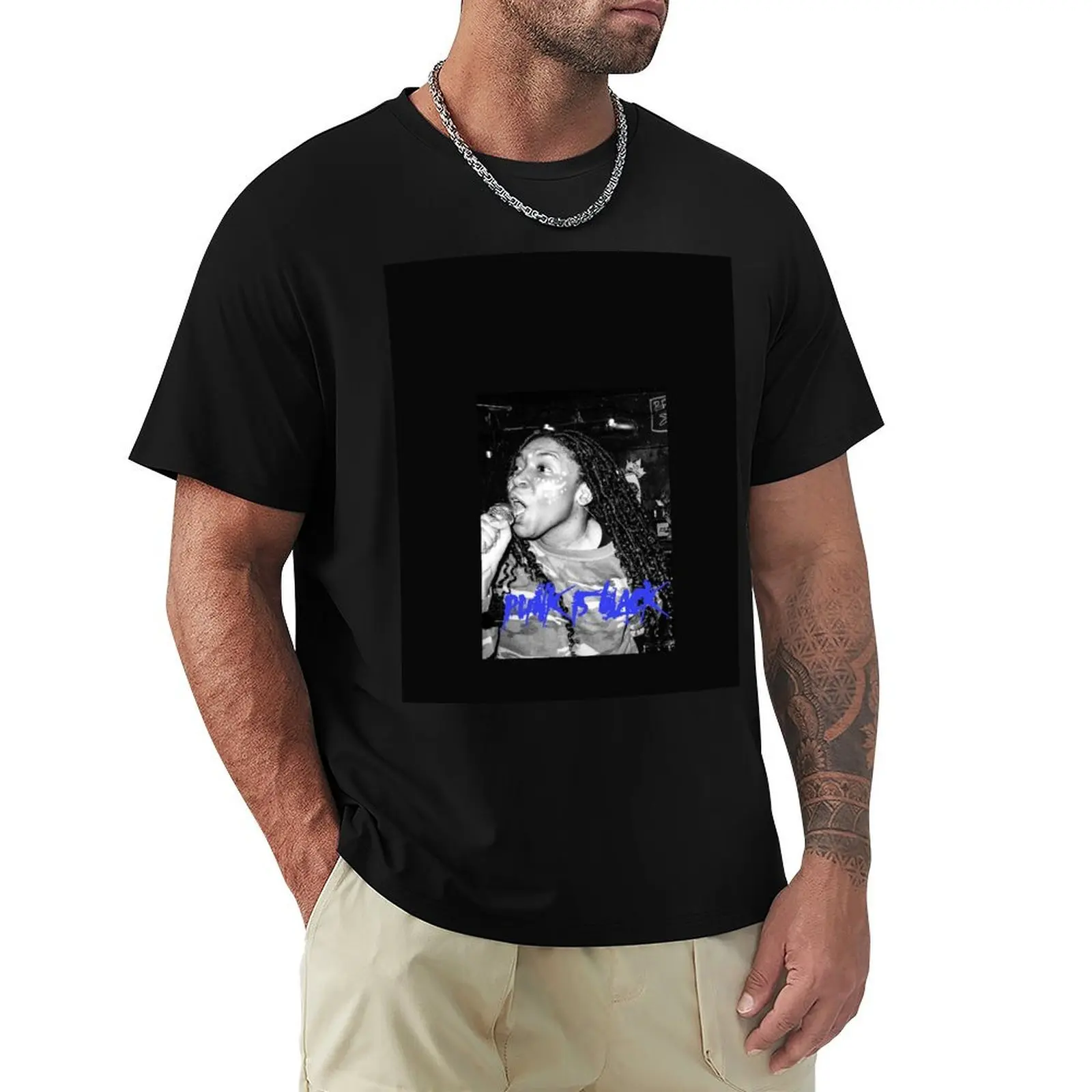 Punk is black T-Shirt anime clothes Luxury man mens funny t shirts
Punk is black T-Shirt anime clothes Luxury man mens funny t shirts