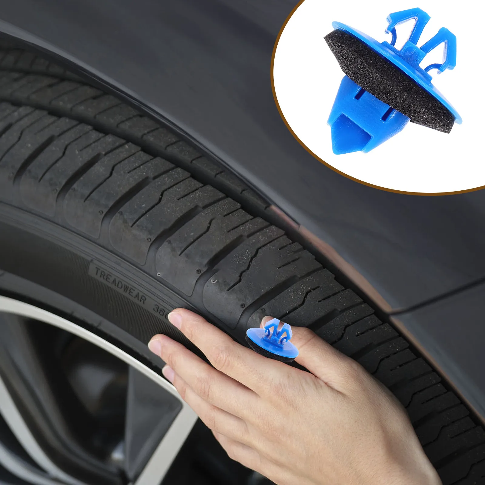 100Pcs Flare Clips Mudguard Retainer Sturdy Fasteners Plastic Automotive Exterior Accessories Car Bumper Panel Mounting
100Pcs Flare Clips Mudguard Retainer Sturdy Fasteners Plastic Automotive Exterior Accessories Car Bumper Panel Mounting