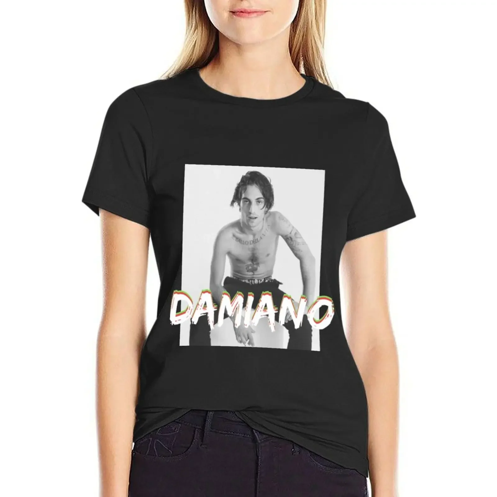 Damiano David T-Shirt graphics shirts graphic tees customs kawaii clothes Women t-shirts
Damiano David T-Shirt graphics shirts graphic tees customs kawaii clothes Women t-shirts