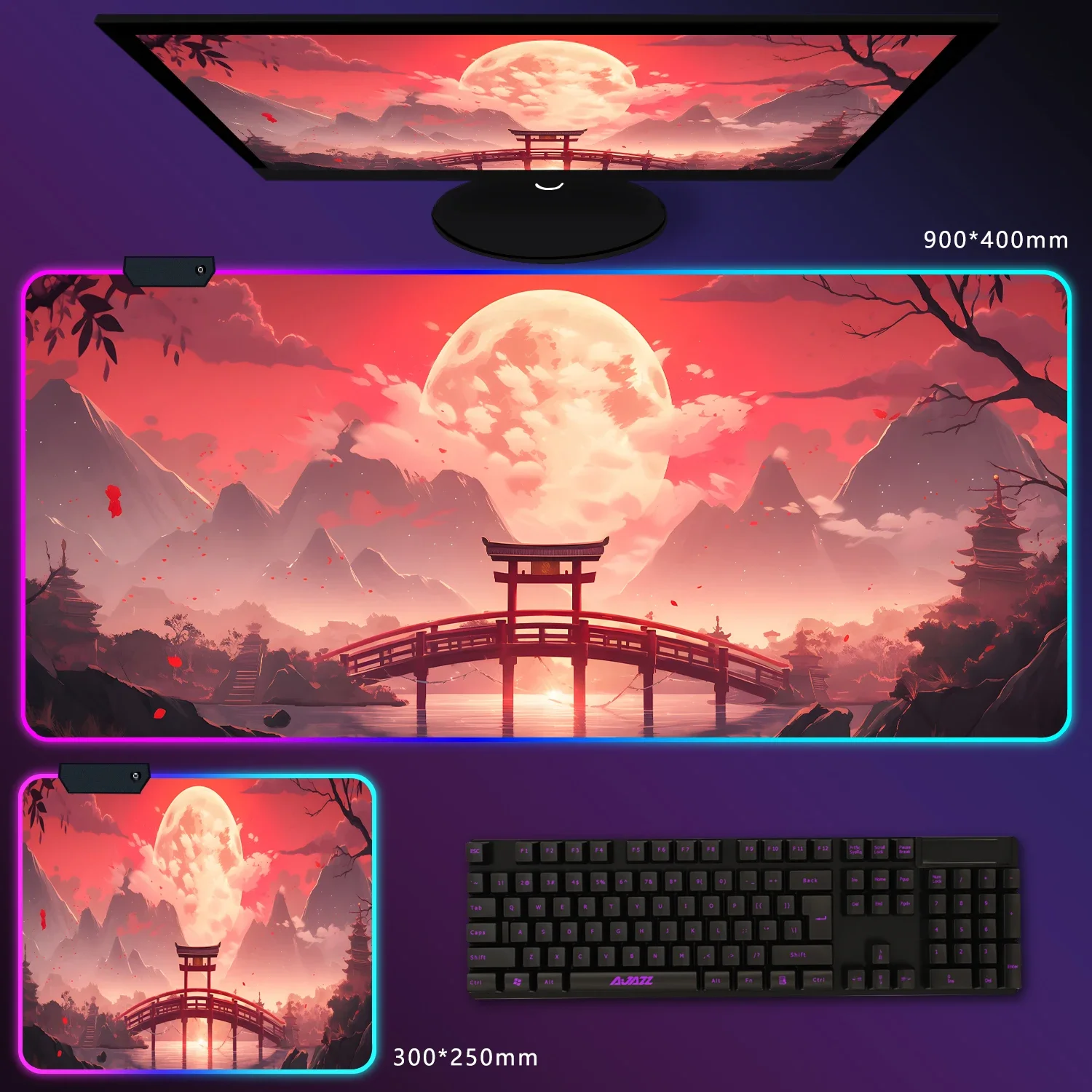 XXL RGB Gaming mouse pad Super large rubber non-slip table mat precise control to meet the needs of esports FPS/MOBA special
XXL RGB Gaming mouse pad Super large rubber non-slip table mat precise control to meet the needs of esports FPS/MOBA special