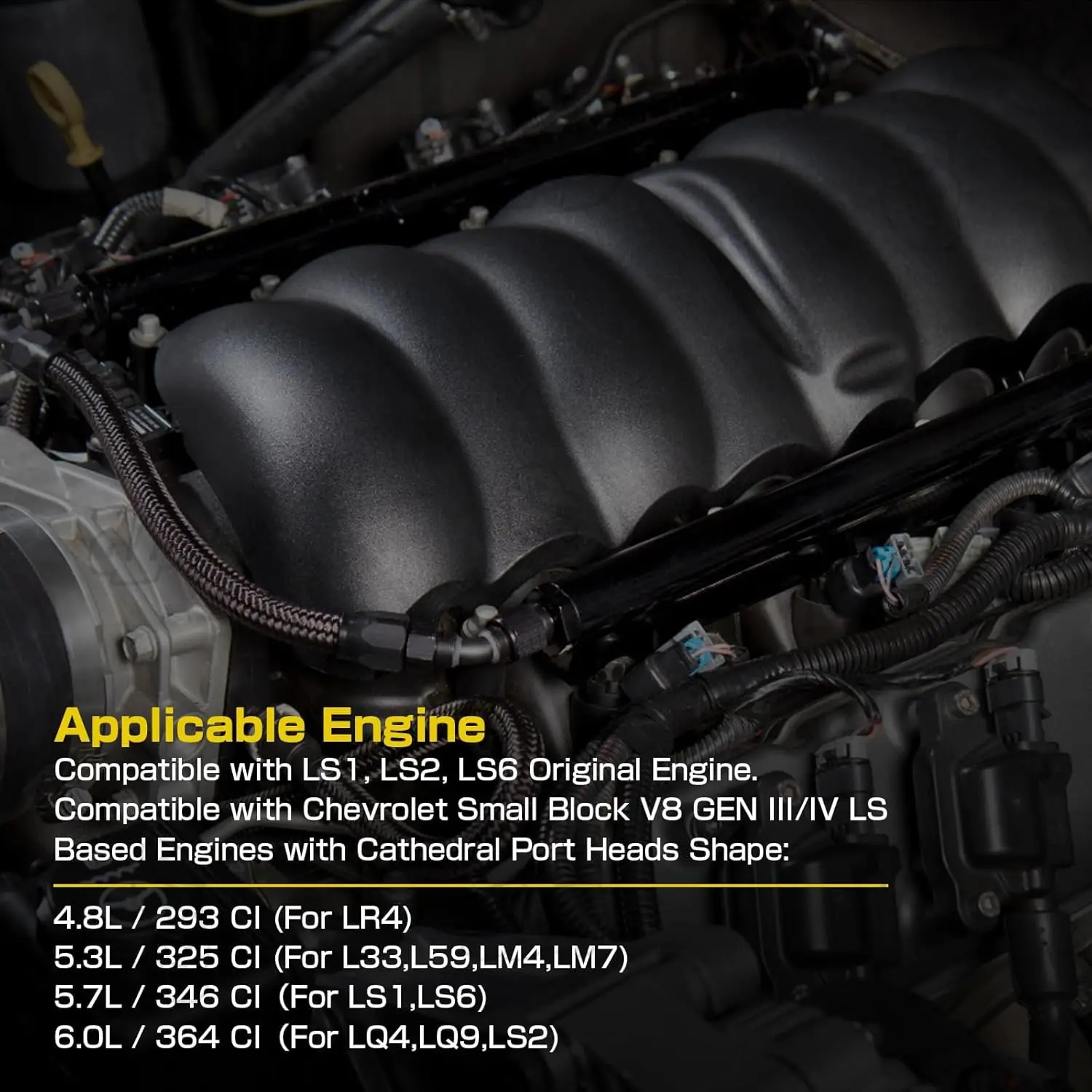 For LS LS1 LS2 LS6 Intake Manifold with Cathedral Port Compatible with Chevy
For LS LS1 LS2 LS6 Intake Manifold with Cathedral Port Compatible with Chevy