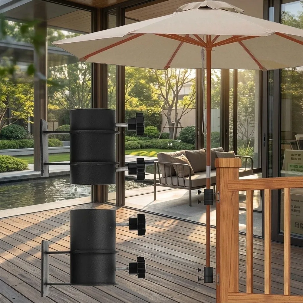 For Deck Railing Mounted Umbrella Stand with Metal Construction and Balanced Weight Distribution for Low-Profile Stability
For Deck Railing Mounted Umbrella Stand with Metal Construction and Balanced Weight Distribution for Low-Profile Stability