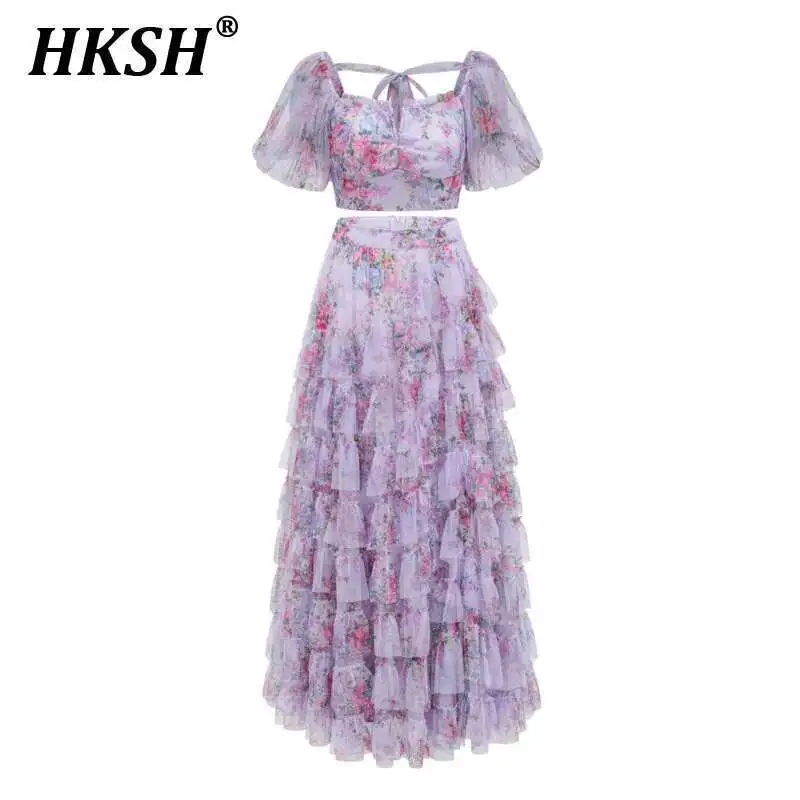 HKSH 2025 Spring Summer New Women's Forest Fairy Temperament Printed Short Sleeve Top High Waist Slim Two-piece Skirt Set HK3707
HKSH 2025 Spring Summer New Women's Forest Fairy Temperament Printed Short Sleeve Top High Waist Slim Two-piece Skirt Set HK3707