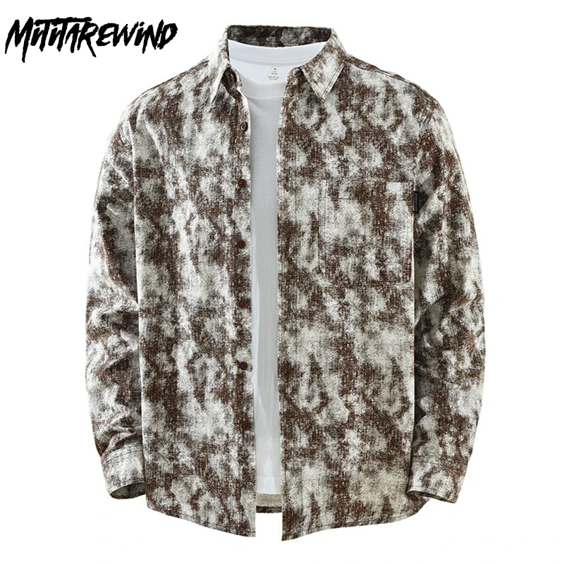 Spring New Long Sleeve Printed Shirt Men Japanese Streetwear Literary Top Lapel Casual Pure Cotton Shirts Male Comfort Clothing
Spring New Long Sleeve Printed Shirt Men Japanese Streetwear Literary Top Lapel Casual Pure Cotton Shirts Male Comfort Clothing