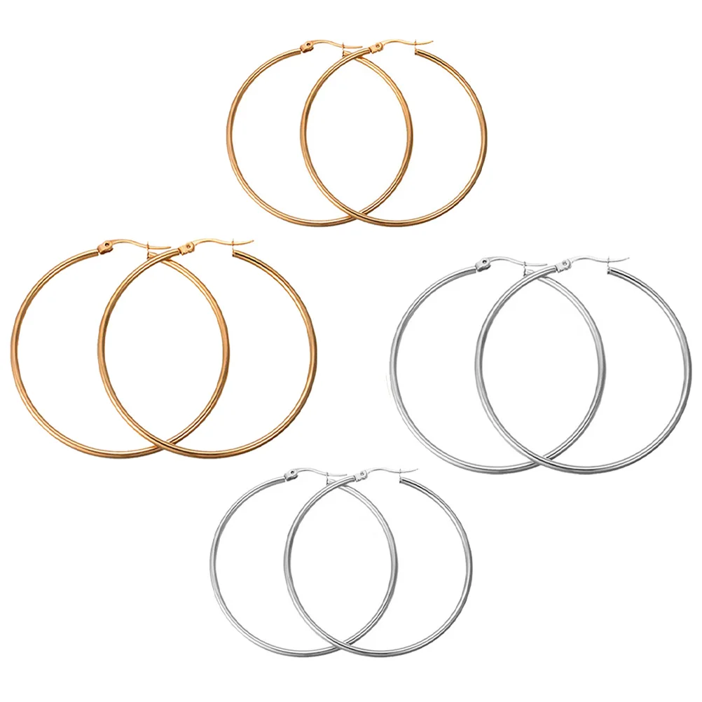 Trendy Titanium Earrings Safe Material Simple Rounded Decor Fashion Ladies Jewelry Ladies Earring Accessory Daily Wear
Trendy Titanium Earrings Safe Material Simple Rounded Decor Fashion Ladies Jewelry Ladies Earring Accessory Daily Wear