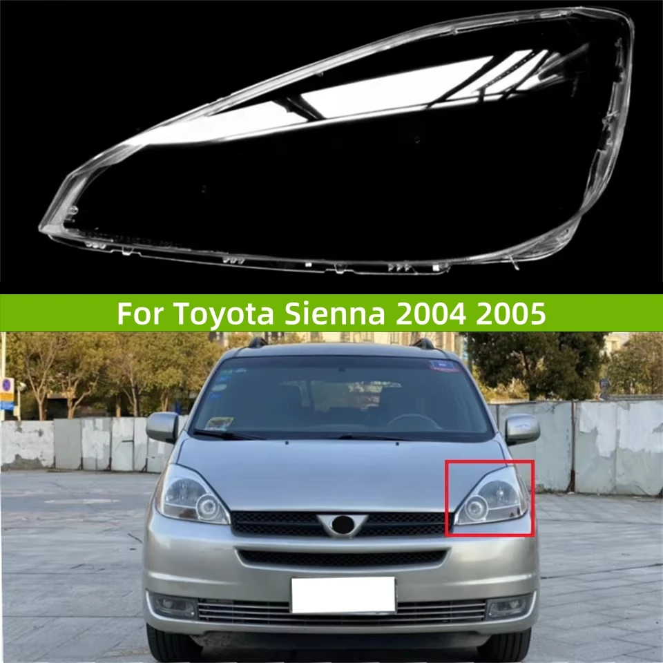 Для Toyota Sienna 2004 2005, крышка передней фары автомобиля, линза из плексигласа, замена абажура, левая/правая сторона, прозрачный корпус
Для Toyota Sienna 2004 2005, крышка передней фары автомобиля, линза из плексигласа, замена абажура, левая/правая сторона, прозрачный корпус