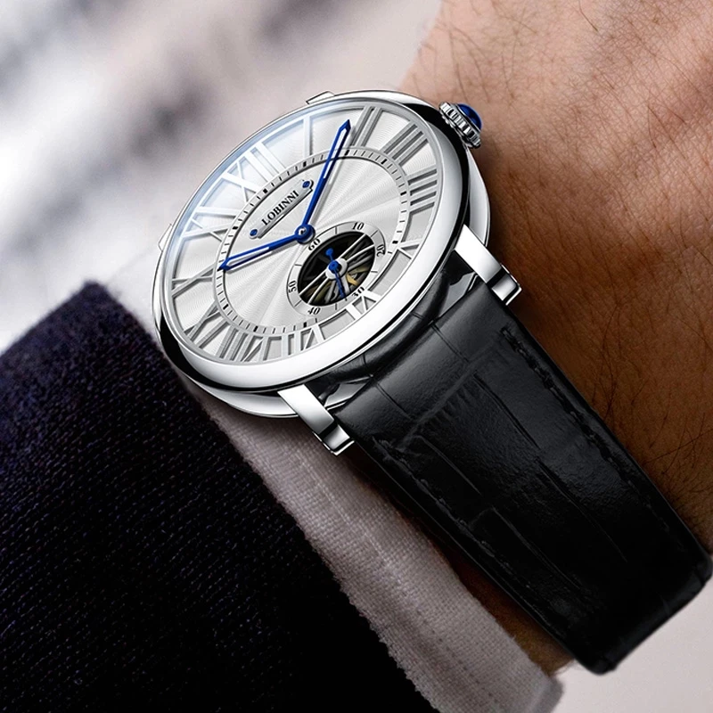 LOBINNI 40MM Luxury Sapphire Glass Waterproof Watch Seagull Movement Men Watches Men Watches Automatic Mechanical Watch L16066
LOBINNI 40MM Luxury Sapphire Glass Waterproof Watch Seagull Movement Men Watches Men Watches Automatic Mechanical Watch L16066