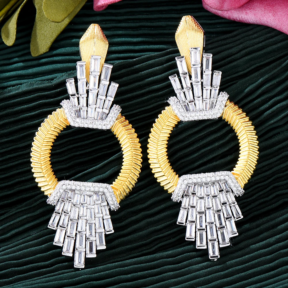 GODKI 74MM Big Tricolor flower Earrings For Women Wedding Party Dubai Bridal Jewelry boucle d'oreille femme Gift Jewelry
GODKI 74MM Big Tricolor flower Earrings For Women Wedding Party Dubai Bridal Jewelry boucle d'oreille femme Gift Jewelry