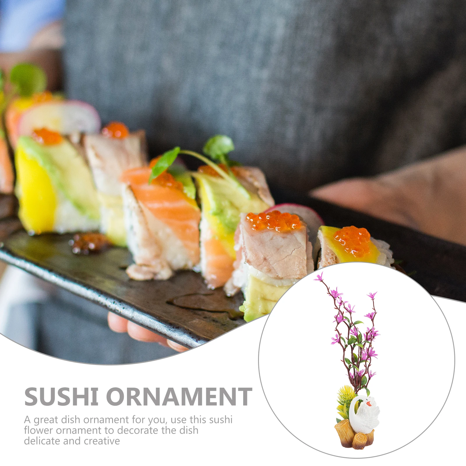 Sushi Decoration Ornaments Artificial Flowers Tray Cold Dish Fish Tank Sashimi Decorations Japanese Dining Accessories Kitchen
Sushi Decoration Ornaments Artificial Flowers Tray Cold Dish Fish Tank Sashimi Decorations Japanese Dining Accessories Kitchen