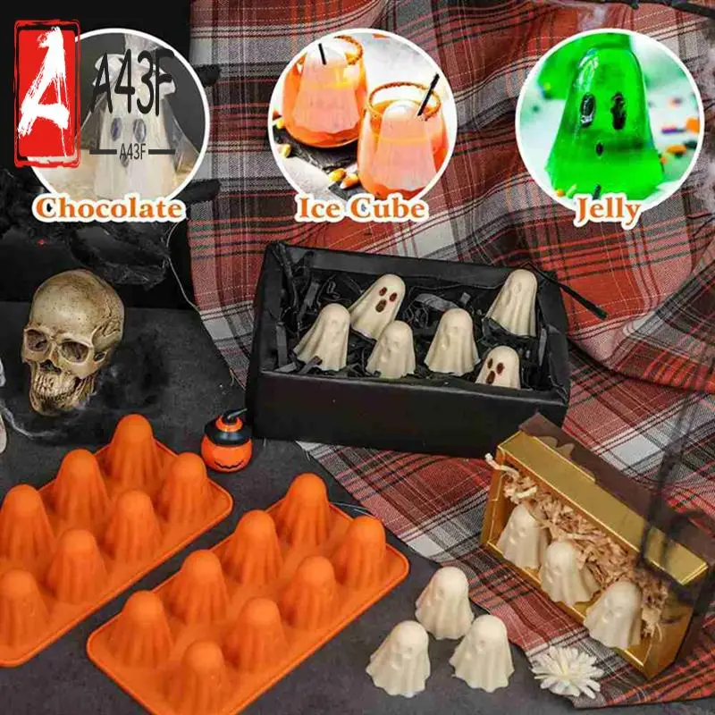 A43F-Ghost Silicone Mold, 2 Packs Ghost Chocolate Candy Molds Halloween Silicone Molds For Jelly, Chocolate, Candy, Crayon
A43F-Ghost Silicone Mold, 2 Packs Ghost Chocolate Candy Molds Halloween Silicone Molds For Jelly, Chocolate, Candy, Crayon