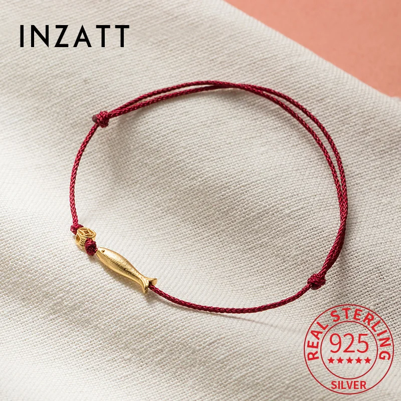 INZATT Real 925 Sterling Silver 18K Gold Fish Animal Charm Bracelet for Women Trendy Fine Jewelry Exquisite Accessories
INZATT Real 925 Sterling Silver 18K Gold Fish Animal Charm Bracelet for Women Trendy Fine Jewelry Exquisite Accessories