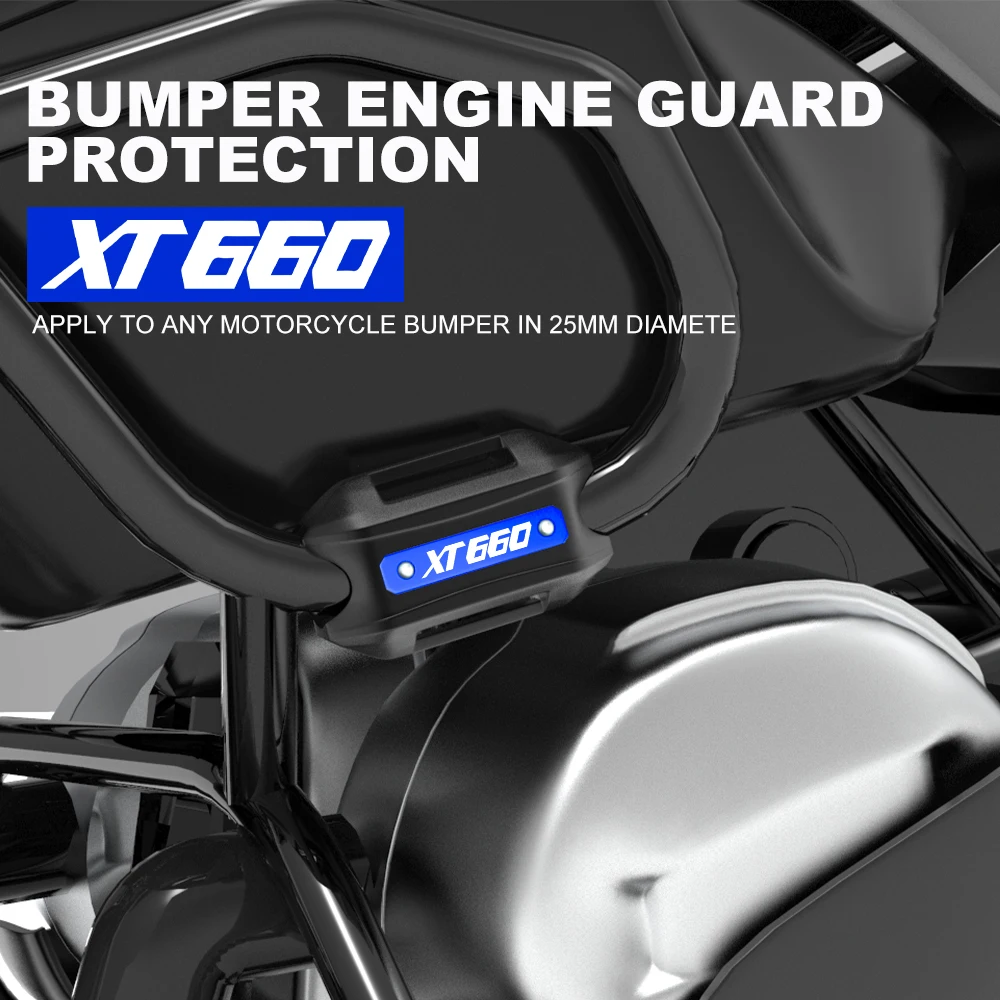 25mm Motorcycle Crash Bar Bumper Engine Guard Protection Decorative Block For YAMAHA XT660 XT660R XT660X Tenere XT 660 2004-2017
25mm Motorcycle Crash Bar Bumper Engine Guard Protection Decorative Block For YAMAHA XT660 XT660R XT660X Tenere XT 660 2004-2017