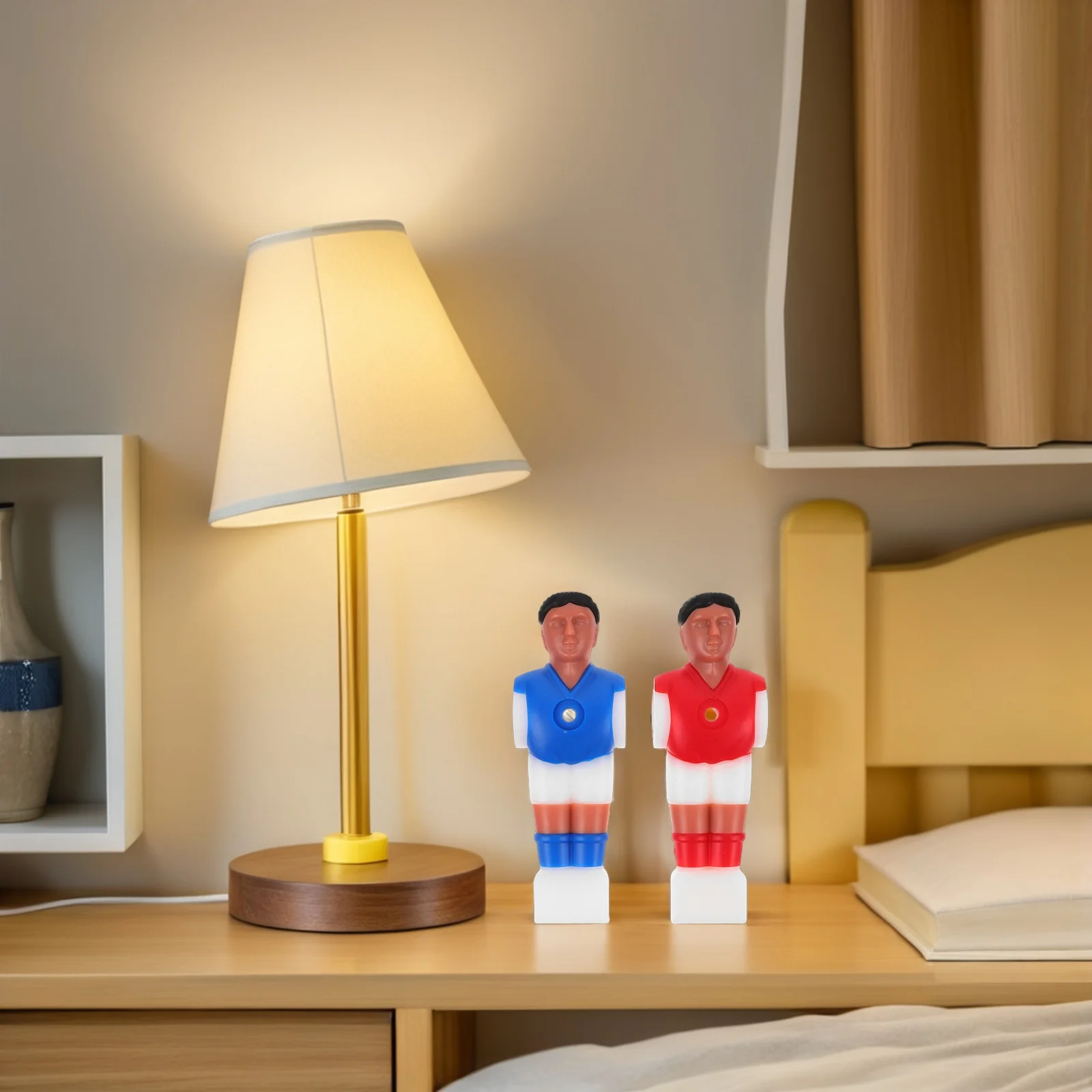 2 set 2 Sets Plastic Foosball Players Figurines Replacement Table Soccer Men For Competitive Play Mini Football Player
2 set 2 Sets Plastic Foosball Players Figurines Replacement Table Soccer Men For Competitive Play Mini Football Player