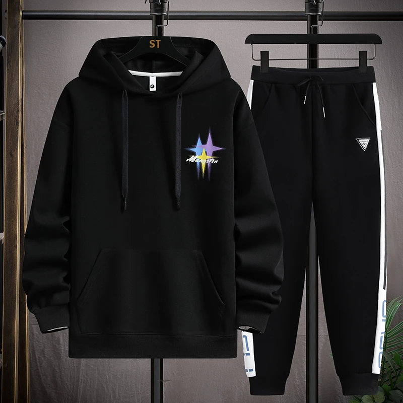 Spring Male Set Sport Pants Men's Tracksuit Sports Top Mens Clothes Pant Sets for 2 Pieces Pullover Hoodie Hooded Shirt Man
Spring Male Set Sport Pants Men's Tracksuit Sports Top Mens Clothes Pant Sets for 2 Pieces Pullover Hoodie Hooded Shirt Man