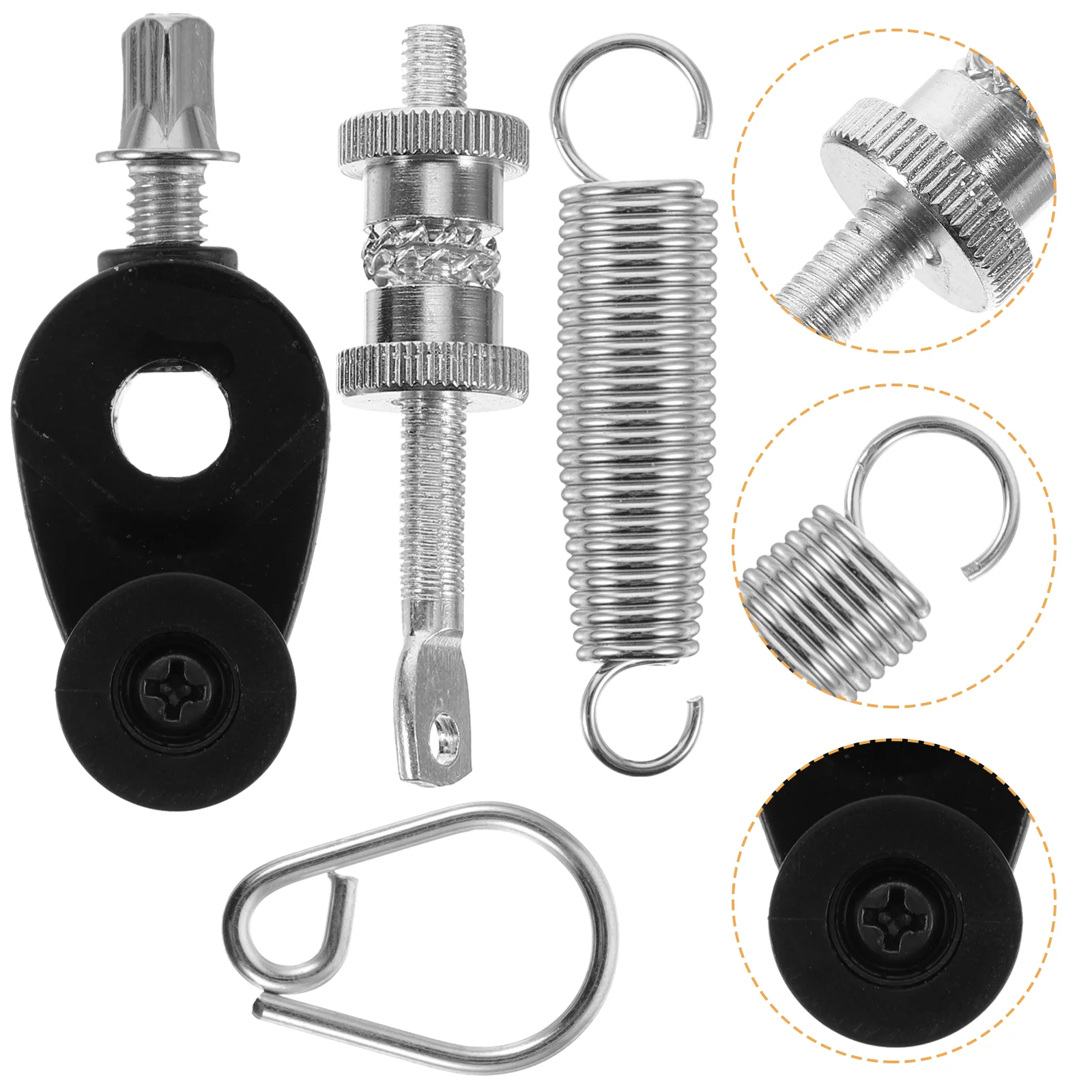 2 Pcs Jazz Kit Hammer Spring Pedal Professional Metal Cam Tensioner for Drum Rack Replacement Bass Drums Springs Drum Parts Foot
2 Pcs Jazz Kit Hammer Spring Pedal Professional Metal Cam Tensioner for Drum Rack Replacement Bass Drums Springs Drum Parts Foot