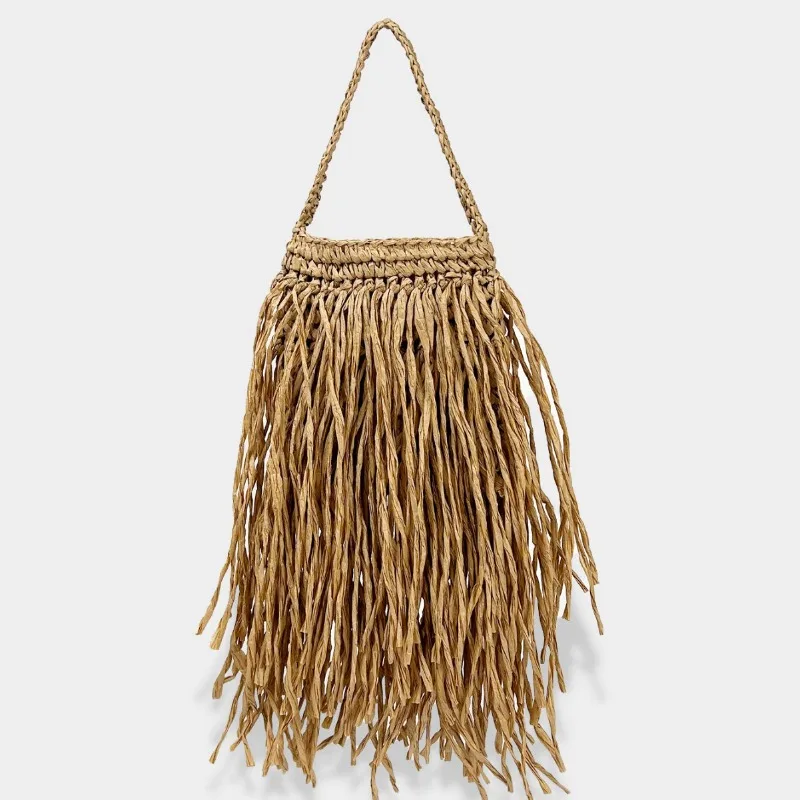 Summer Bohemian Style Long Tassel Straw Bag Design Handmade Paper Female Small Handbag Beach Tote Bag Shopper Purse for Vacation
Summer Bohemian Style Long Tassel Straw Bag Design Handmade Paper Female Small Handbag Beach Tote Bag Shopper Purse for Vacation