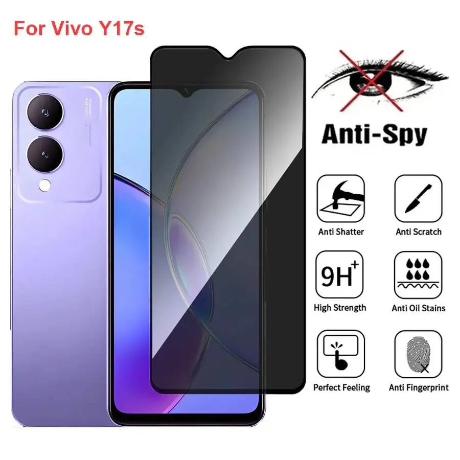 Vivo Y17s Anti Spy Privacy Tempered Glass Protector Compatible For Vivoy17s Full Cover Screen Phone Film
Vivo Y17s Anti Spy Privacy Tempered Glass Protector Compatible For Vivoy17s Full Cover Screen Phone Film