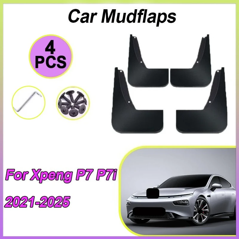 4PCS For Xpeng P7 P7i 2021 -2025 XiaoPeng P7 P7i Car Mudflaps Front Rear Mud Flap Mudguard Guard Fender Splash Wheel Accessories
4PCS For Xpeng P7 P7i 2021 -2025 XiaoPeng P7 P7i Car Mudflaps Front Rear Mud Flap Mudguard Guard Fender Splash Wheel Accessories