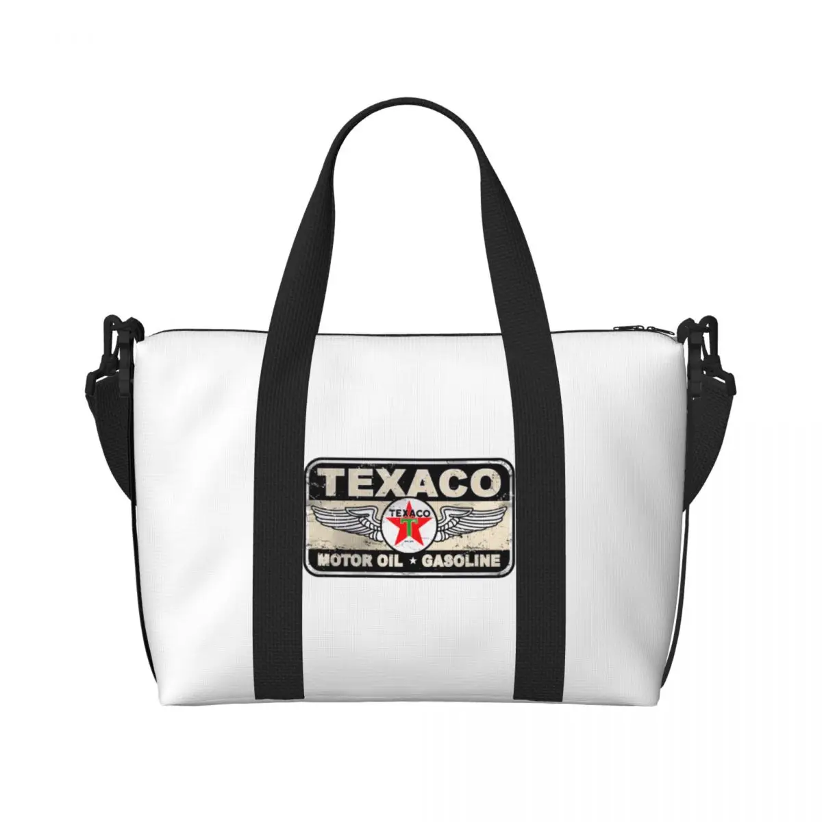 Custom Large Vintage Texaco Sign Tote Bag Women Shopping Shoulder Beach Gym Travel Bag
Custom Large Vintage Texaco Sign Tote Bag Women Shopping Shoulder Beach Gym Travel Bag