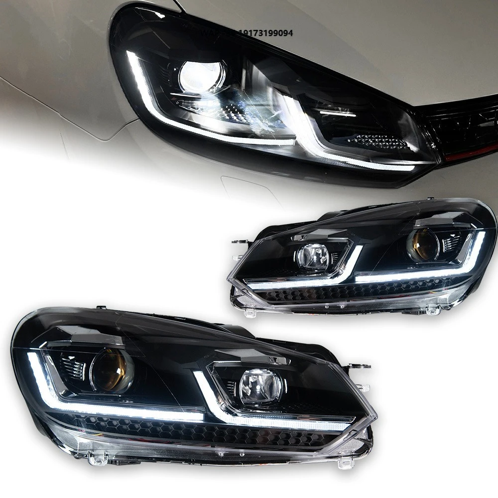 Car Lights for Golf 6 2009-2012 R20 Golf6 MK6 LED Dynamic Headlights Modification Upgrade DRL Tear Eyes Design Turn Signal Lamp
Car Lights for Golf 6 2009-2012 R20 Golf6 MK6 LED Dynamic Headlights Modification Upgrade DRL Tear Eyes Design Turn Signal Lamp