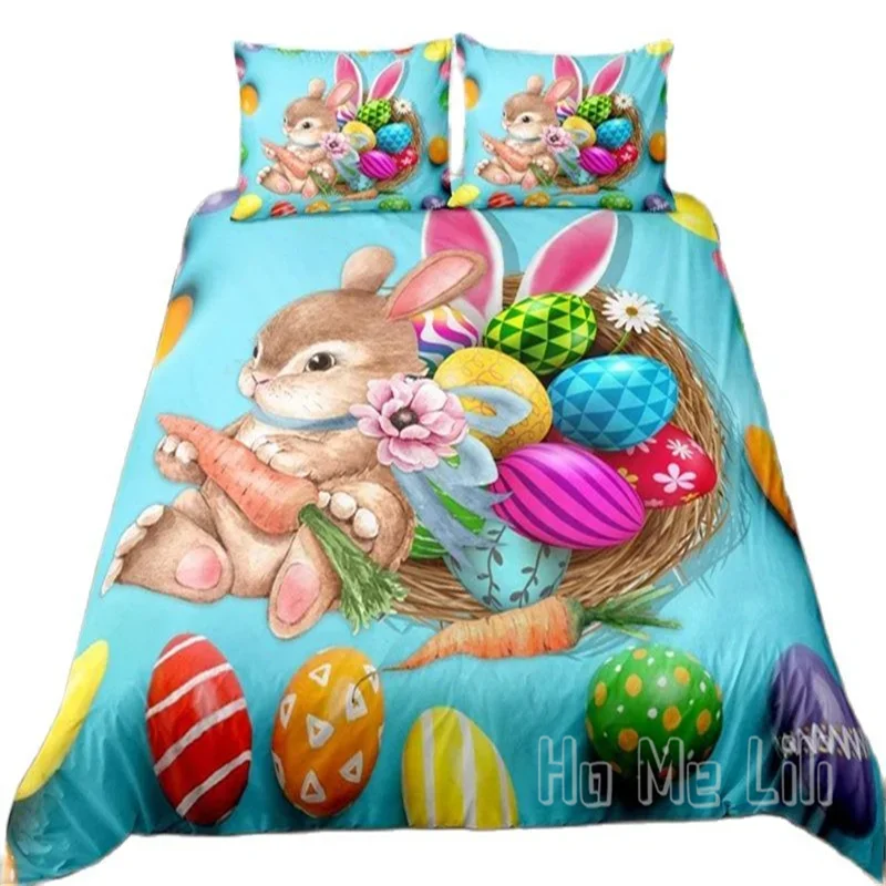 Пододеяльник с кроликом от Ho Me Lili, красочные яйца, декор, комплект постельного белья для детей, милые морковные животные, акварель для пасхальных подарков
Пододеяльник с кроликом от Ho Me Lili, красочные яйца, декор, комплект постельного белья для детей, милые морковные животные, акварель для пасхальных подарков