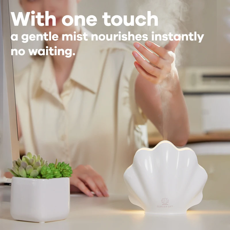Essential Oil Diffuser 26OML, Shell Aroma Diffuser with Remote Control, 7 Colors LED Night Light for Bedroom Home Relaxation
Essential Oil Diffuser 26OML, Shell Aroma Diffuser with Remote Control, 7 Colors LED Night Light for Bedroom Home Relaxation