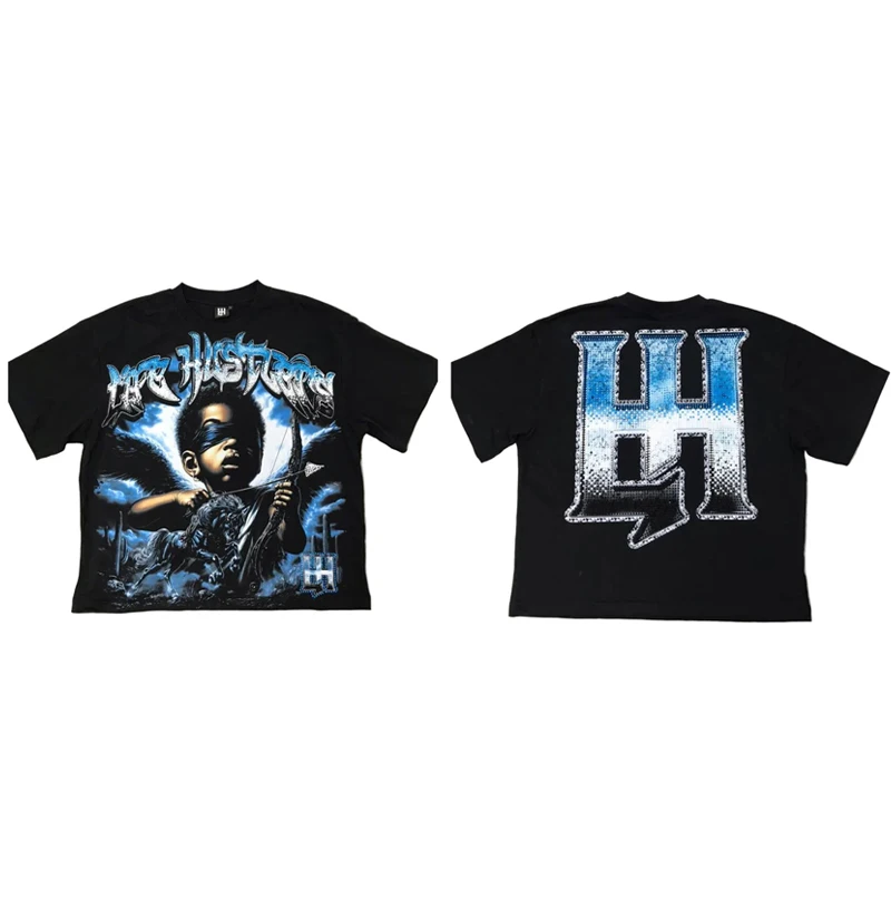 Новая классическая футболка Life Hustlers, свободная повседневная высококачественная футболка для стрельбы из лука с принтом ангела и буквенным принтом Hot Diamond Design, футболка с короткими рукавами
Новая классическая футболка Life Hustlers, свободная повседневная высококачественная футболка для стрельбы из лука с принтом ангела и буквенным принтом Hot Diamond Design, футболка с короткими рукавами