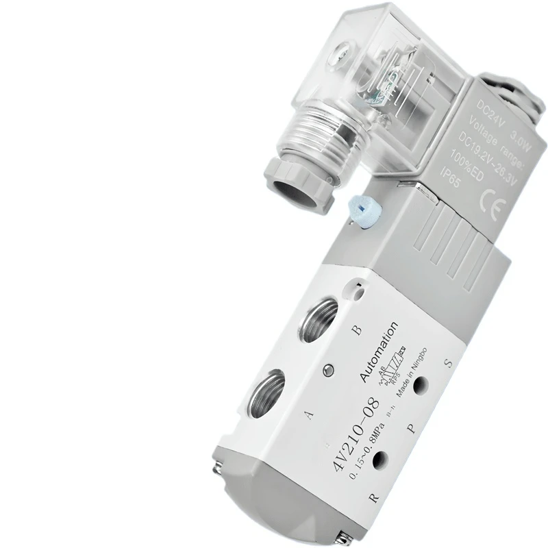 Pneumatic solenoid valve 4V210-08 two position five way directional aire 220V cylinder 24V electronic valve
Pneumatic solenoid valve 4V210-08 two position five way directional aire 220V cylinder 24V electronic valve