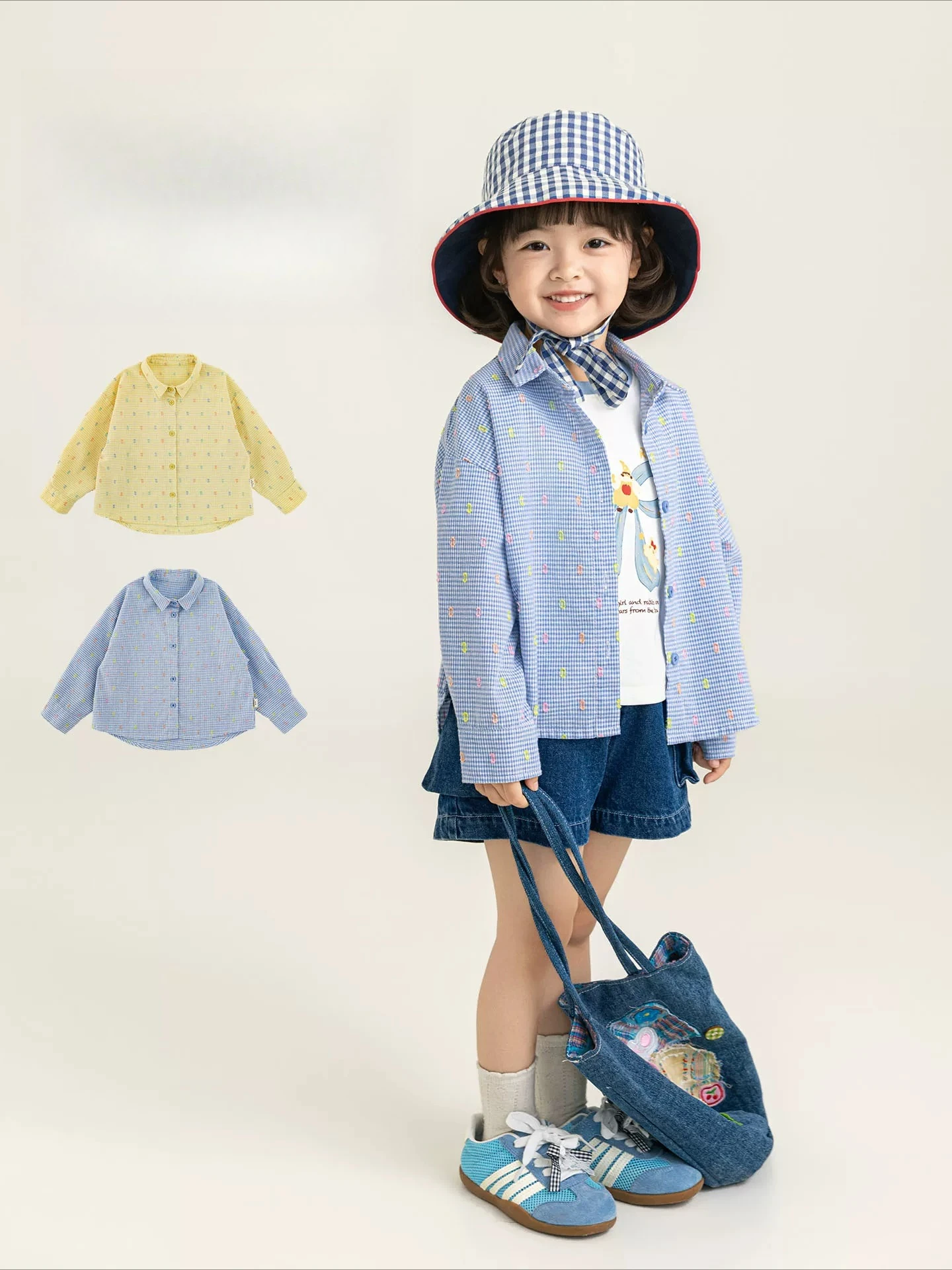 2026 New Summer Girls Long Sleeve Lapel Yarn-Dyed Plaid Shirt Breathable Cooling Kids Air Conditioning Shirt
2026 New Summer Girls Long Sleeve Lapel Yarn-Dyed Plaid Shirt Breathable Cooling Kids Air Conditioning Shirt