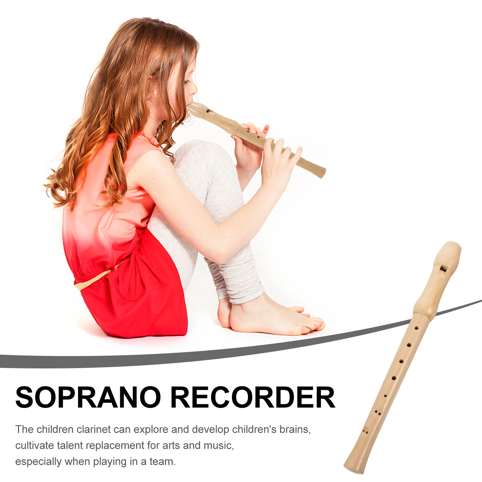 8-Hole Wooden Clarinet Flute Recorder for Kids Children Beginner Student Practice Instrument Soprano Wind Music Early Education
8-Hole Wooden Clarinet Flute Recorder for Kids Children Beginner Student Practice Instrument Soprano Wind Music Early Education