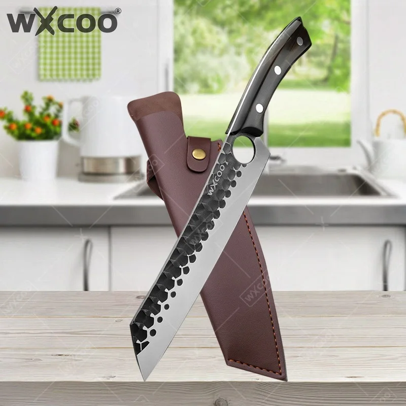 WXCOO Stainless Steel Kitchen Knife Long Boning Knife Hand-Forged Beef Lamb Pork Slaughter for Household Kitchen Accessories
WXCOO Stainless Steel Kitchen Knife Long Boning Knife Hand-Forged Beef Lamb Pork Slaughter for Household Kitchen Accessories