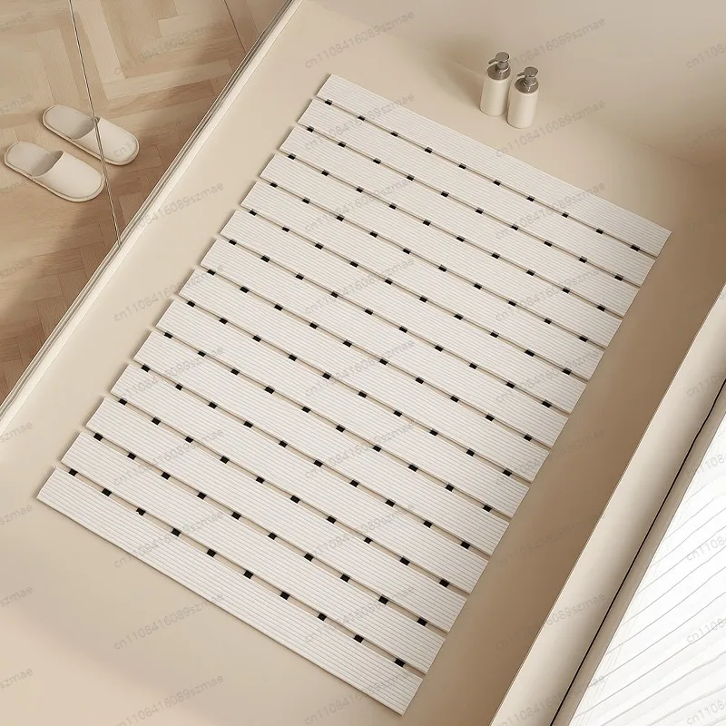 61*90cm Bathroom Entrance Anti-Fall Foldable Rug, Waterproof Shower Anti-Slip Foot Pad Suitable for Elderly
61*90cm Bathroom Entrance Anti-Fall Foldable Rug, Waterproof Shower Anti-Slip Foot Pad Suitable for Elderly
