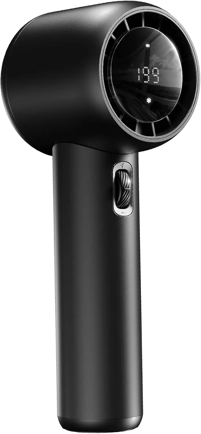 High Speed 15000RPM Portable Fan Rechargeable - 16H Cooling USB Fan with Digital Display - Travel Essentials for Men & Women
High Speed 15000RPM Portable Fan Rechargeable - 16H Cooling USB Fan with Digital Display - Travel Essentials for Men & Women
